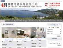 Tablet Screenshot of grandhill-hk.com